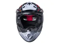 Kali Protectives "Zoka" Fullface Helm - Black/Grey/Red
