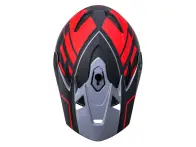 Kali Protectives "Zoka" Fullface Helm - Black/Grey/Red