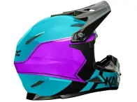 Kali Protectives "Zoka" Fullface Helm - Blue/Purple/Black