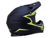 Kali Protectives "Zoka Youth" Fullface Helm - Black/Flourescent Yellow
