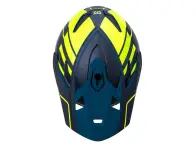Kali Protectives "Zoka Youth" Fullface Helm - Black/Flourescent Yellow/Teal