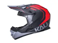 Kali Protectives "Zoka Youth" Fullface Helm - Black/Grey/Red