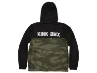 Kink Bikes "Breach" Windbreaker Jacket - Black/Camo