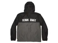 Kink Bikes "Breach" Windbreaker Jacket - Black/Charcoal
