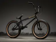 Kink Bikes "Curb" 2019 BMX Rad - Matte Black Goldschlager