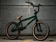 Kink Bikes "Kicker 18" 2017 BMX Rad - Gloss Trans Green - 18 Zoll