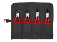 Knipex "00 19 56" Circlip Pliers Set - 4 pieces in roll bag