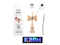 KROM Kendama "POP LOL" Kendama - White