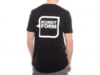kunstform "Back Logo" T-Shirt - Black