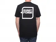 kunstform "Back Logo v2" T-Shirt - Black
