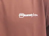 kunstform "Back Logo v2" T-Shirt - Brown