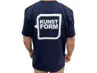 kunstform "Back Logo v2" T-Shirt - Navy