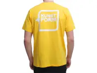 kunstform "Back Logo v2" T-Shirt - Yellow