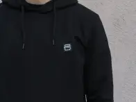kunstform "Badge" Hooded Pullover