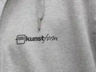 kunstform "Conti Back" Hooded Zipper - Grey