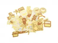 kunstform "Hate?Love!" Stickerset