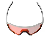 Leatt "RideViz Pro" Sonnenbrille - Iriz Cryztal Red Lens / Black/White