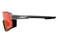 Leatt "RideViz Pro" Sonnenbrille - Iriz Cryztal Red Lens / Black/White