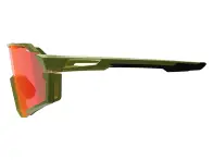 Leatt "RideViz Pro" Sonnenbrille - Iriz Cryztal Red Lens / Neon Yellow