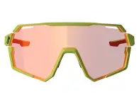 Leatt "RideViz Pro" Sonnenbrille - Iriz Cryztal Red Lens / Neon Yellow