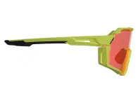 Leatt "RideViz Pro" Sonnenbrille - Iriz Cryztal Red Lens / Neon Yellow