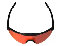 Leatt "SpeedViz Lite" Sonnenbrille - Iriz Cryztal Red Lens / Satin Black