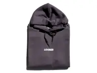Looner Wear "Logo" Hooded Pullover - Black