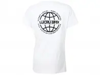 LucruBMX "Global Woman" T-Shirt - White