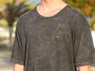 Markit "Black On Black" T-Shirt - Mineral Wash