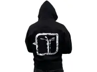 Mellowpark X kunstform "Collabo" Hooded Pullover - Black
