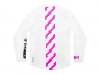 Muc-Off "Long Sleeve Riders" Trikot - White/Pink