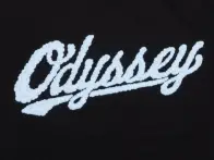 Odyssey BMX "Cloudy" T-Shirt - Black/Light Blue