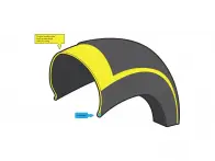 Odyssey BMX "Frequency G" Reifen - Color/Tan Wall