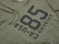 Odyssey BMX "Import" Hooded Pullover - Olive/Black