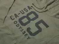 Odyssey BMX "Import" Hooded Pullover - Olive/Black
