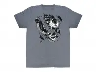 Odyssey BMX "Ripped Monogram" T-Shirt - Grey
