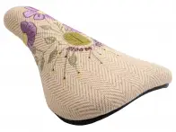 Odyssey X Bloom "V2 Slim" Pivotal Sattel - Cream Herringbone