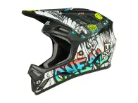 O'Neal "Backflip Rancid" Fullface Helm - Black/White