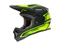 O'Neal "Sonus Slick" Fullface Helmet - Gray/Neon Yellow