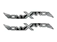 Onyx "Carbon Pro Rim Asymmetrical 406" Sticker Set
