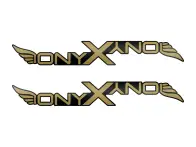 Onyx "Carbon Pro Rim Asymmetrical 406" Sticker Set