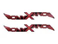 Onyx "Carbon Pro Rim Symmetrical 406" Sticker Set