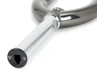 Premium "Chad Kerley" BMX Fork - Black-Chrome