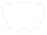 Pride Racing "Air Background Plate" BMX Race Nummernschild - #1#