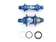 Pride Racing "Control EXP" BMX Race Vorderradnaben - Blue, 28H, 10mm Achse