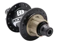 Pride Racing "Control V2 Exp 10mm" BMX Race Vorderradnaben - Black, 10mm Achse, 28H