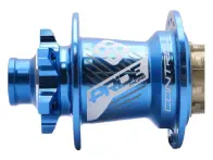 Pride Racing "Control V2 Pro 15mm" BMX Race Vorderradnaben - Blue, 36H, 20mm/15mm Thru-Axle