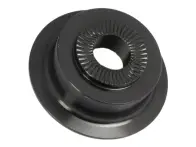 Pride Racing "Fusion Front Hub End Cap" BMX Race Hubs Spare Parts - 10mm Axle, Black