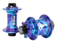 Pride Racing "Matrix" BMX Race Vorderradnaben - Splash Blue/Purple, 20/10mm, 36H