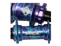 Pride Racing "Matrix" BMX Race Vorderradnaben - Splash Blue/Purple, 20/10mm, 36H